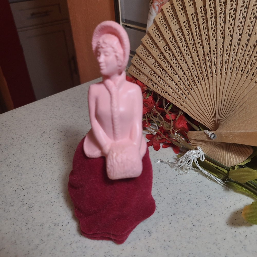 Vintage Pink and Red Figurine AVON - Collectible Bottle